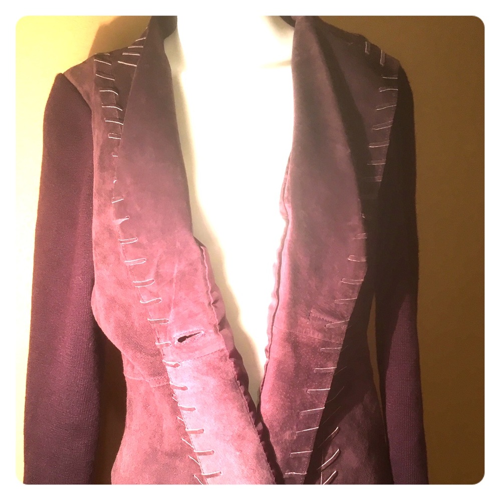 Purple Suede Jacket